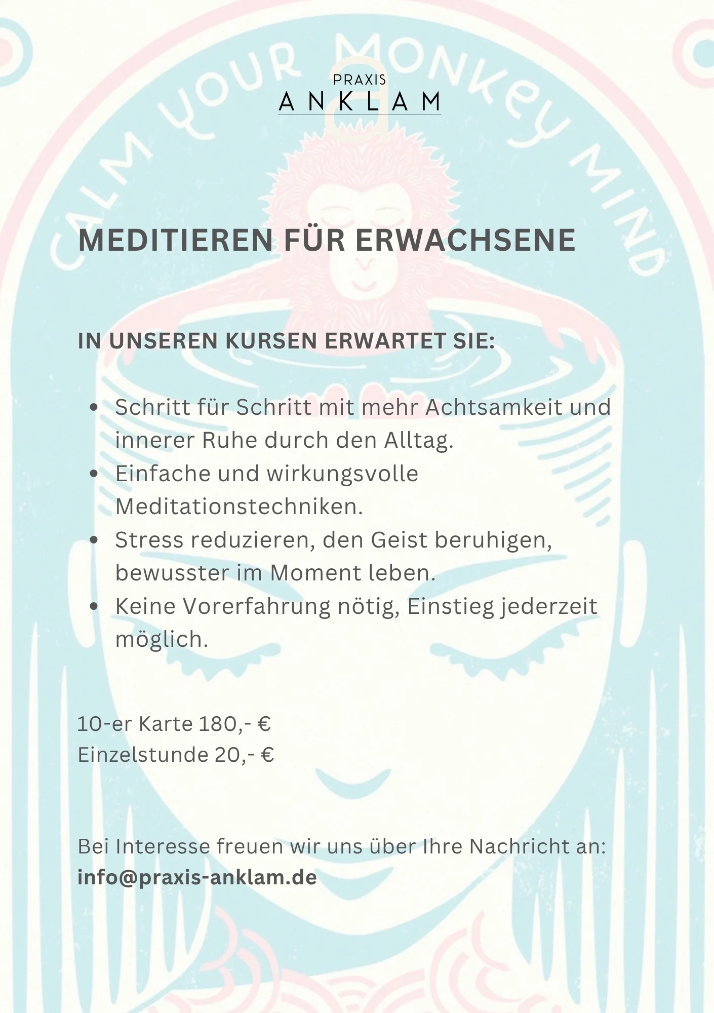 Meditieren für Erwachsene – Praxis Anklam